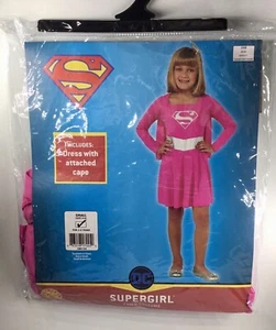 Nuevo en Paquete Rubíes DC COMICS Superhéroe Niñas Disfraz SUPERGIRL Talla S, 4-6 PARA 3-4 AÑOS - Imagen 1 de 2