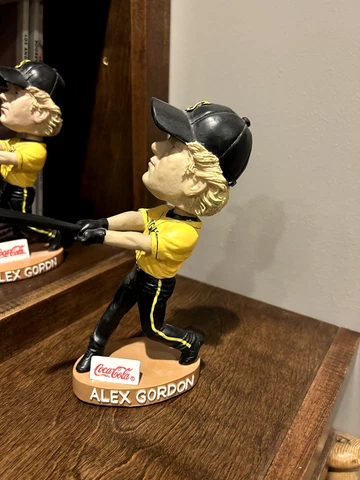 Alex Gordon Bobblehead Lincoln Southeast Omaha Nebraska Royals CORRECTED ERROR Cover