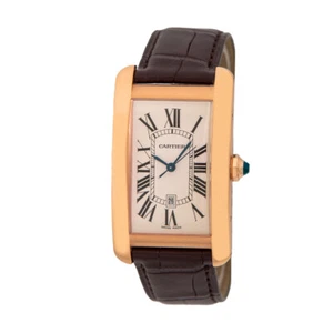 CARTIER Tanque Grande Oro Rosa 18K Americaine American W2609156-2505 Caja Garantía - Imagen 1 de 5