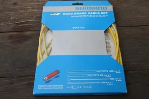 Juego de cables de freno Shimano Dura Ace BC-9000 NUEVO amarillo - Imagen 1 de 4