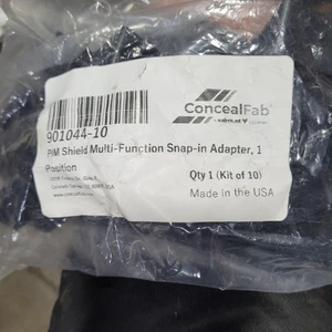 (10-Pk) ConcealFab PIM Shield Multi-Function Snap In Adapter 1 Position - Picture 1 of 1
