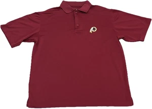Vtg Washington Redskins Antigua Men’s Size Medium Golf Polo Shirt Red - Bild 1 von 4