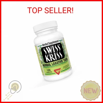 瑞士Kriss草药泻药片,温和天然便秘泻药 — 第 1/2 张图片