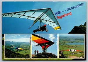 AK Drachenflieger über Ostallgau Bayern Deutschland Mehrfachansicht 6 x 4 in - Bild 1 von 2