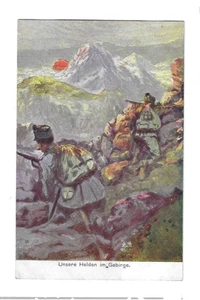 Nr.56022 PK  1 WK K,u.K Soldaten im Gebirge Gebirgsjäger - Picture 1 of 2