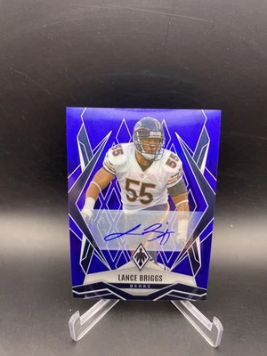 2025 Phoenix Lance Briggs Purple Auto /49 Chicago Bears - Image 1 of 3