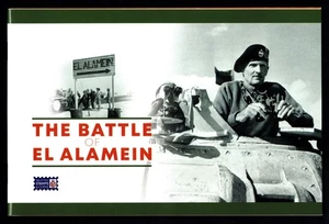 ISLE OF MAN  2023  THE BATTLE OF EL ALAMEIN WW2  PRESTIGE BOOKLET  MNH - Picture 1 of 6