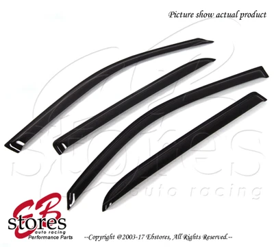 Para GMC Envoy XUV 2004-2006 montado en el exterior humo oscuro JDM viseras de ventana 4 un. Foto 1 de 4