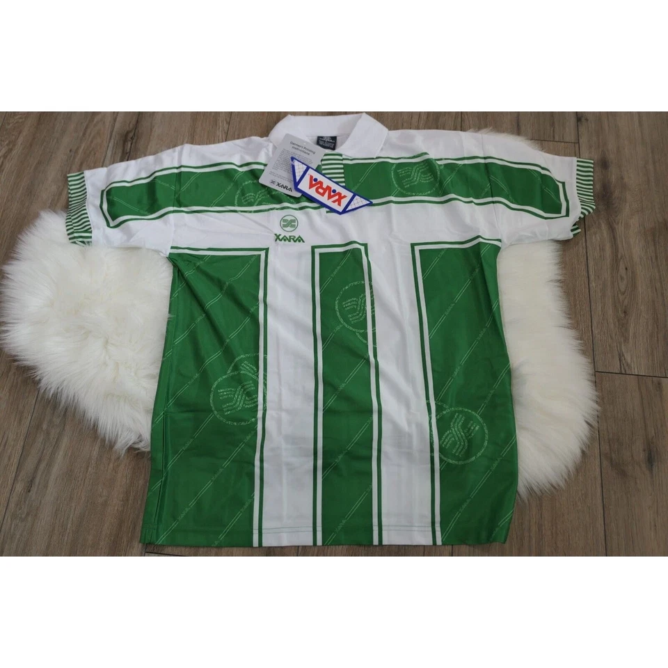 Новый с Ярлыками винтажный Xara воротник полиэстер футбол футболка Джерси мужской большой - Изображение 1 из 4