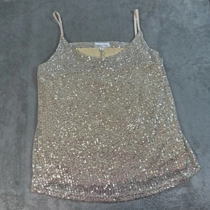 Cami donna Grace And Lace Shimmer paillettes taglia L champagne nuovo con etichetta - Foto 1 di 9