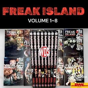 FREAK ISLAND Manga Vol.1-8 SET SCIOLTO/COMPLETO serie completa fumetti inglese NUOVO - Foto 1 di 12
