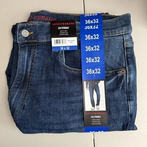 Lucky Brand 223 Straight Stretch Denim Jeans, blau, Herrengröße 36 x 32 - Bild 1 von 3