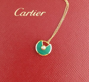 CARTIER AMULETTE DE CARTIER DIAMANT HALSKETTE 18K ROSEGOLD MIT BOX & ZERTIFIKAT - N6802 - Bild 1 von 7