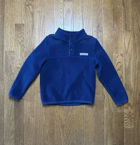 Pullover Vineyard Vines para niños pequeños 4T polar cuarto a presión azul marino manga larga - Imagen 1 de 9