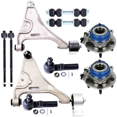 10x Front Tie Rod End Sway Bar Control Arm Ball Joint For Buick Lucerne 2006-11 - Image 1 of 4