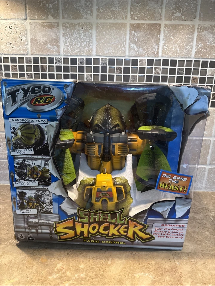 Mattel TYCO SHELL SHOCKER R/C Multi-Terrain Vehicle Vintage 2005 Tested Read - Image 1 of 4