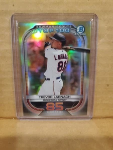 2021 Bowman Chrome Baseball Scouts Top 100 # BTP 85 Trevor Larnach Gold /50 - Picture 1 of 2