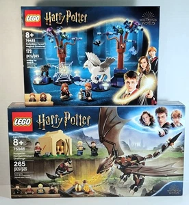 LEGO Harry Potter Trimago Ungherese Coda di Corno 75946 + Foresta Proibita 76432 - Foto 1 di 5