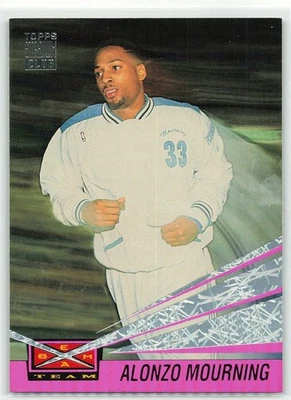 Inserto de novato Alonzo Mourning 1993-94 Topps Stadium Club BEAM TEAM Foto 1 de 2