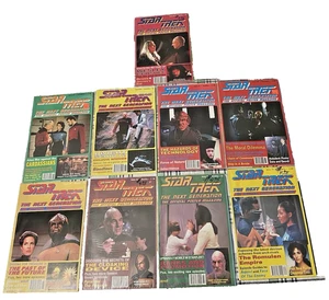 Star Trek The Next Generation Official Poster Magazine Lot Of 9 - Picture 1 of 18