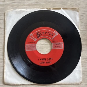 Lenny Miles IN BETWEEN TEARS / I KNOW LOVE 45 7" RARE SOUL - Bild 1 von 2