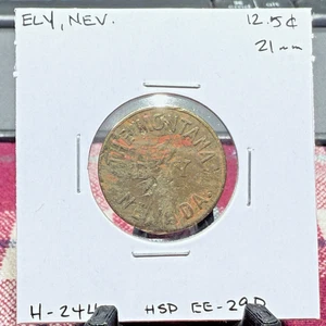 Ely, Nev. "The Montana" G/F 121/2¢ Nevada Trade Token H-2446 HSD EE-29D SP5901 - Bild 1 von 2