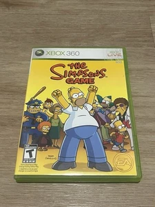 The Simpsons Game (Microsoft Xbox 360, 2007) Video Game CIB - Picture 1 of 4