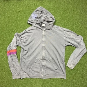 Color And Sound Free City Dove Full Zip Hoodie Sz 2 Gray READ - Picture 1 of 23