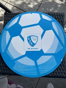 Werbeschild Blech Fußball Bochum - Bild 1 von 2