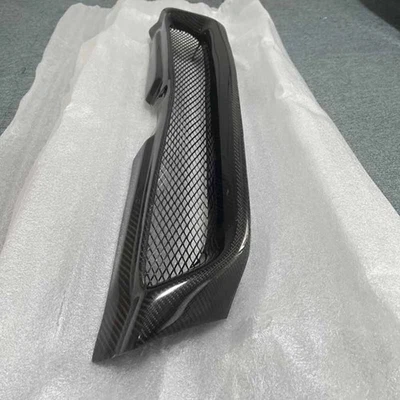 Rejilla de malla de parachoques delantero de fibra de carbono real para Subaru Impreza WRX / STI 1997-01 Foto 1 de 4