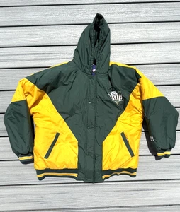Chaqueta de invierno acolchada vintage con logotipo 7 equipos NFL Green Bay Packers NFL talla XL - Imagen 1 de 20