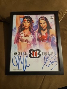 The Bella Twins signed handsigniert mattiert & gerahmt 11x14 Foto WWE Official - Bild 1 von 14