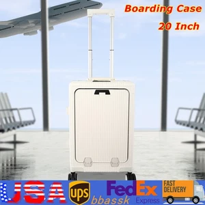 1 * 20" Travel Suitcase Boarding Cabin Suitcase 30l/7.93gal With A Usb Port - Picture 1 of 16