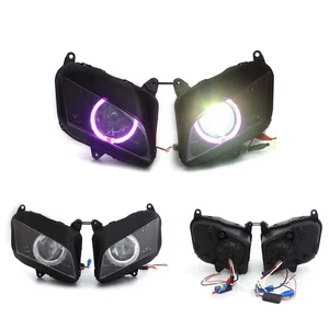 Conjunto proyector HID faro ojo de ángel lámpara apto para Honda CBR600RR 2007-2012 - Imagen 1 de 14