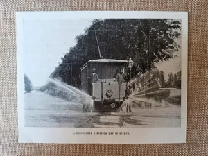 Die elektrische Straßenbewässerung 1905 Öffentliche Verkehrsmittel Straßenreinigung - Bild 1 von 1