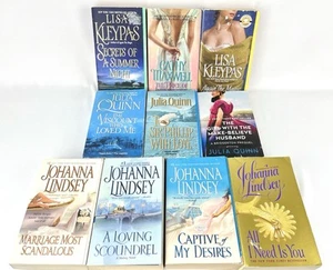 Julia Quinn Kleypas Johanna Lindsey 10 PB Buch Posten Historische Romanze Bridgerton - Bild 1 von 20
