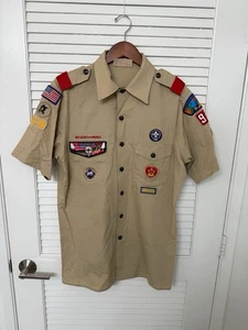 BSA Youth XL Uniform Shirt Troop 911 OCC - Wiátava 13 WOW - Multiple Patches - Picture 1 of 21