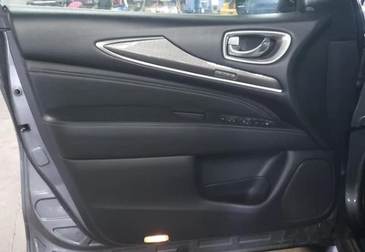 18 19 20 INFINITI QX60 Left Front Door Trim Panel, Memory option; Graphite G - Image 1 of 4