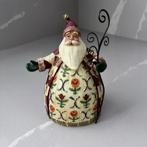 Jim Shore Heartwood Creek Santa Figurine Metal Staff Resin Hand painted - Picture 1 of 6