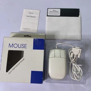 Opto-Mechanical Mouse Track-ball 3-Button Serial Connection Wired - Bild 1 von 10