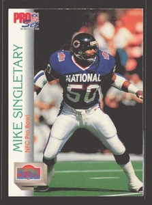 1992 Pro Set #424 Mike Singletary Chicago Bears - Picture 1 of 2