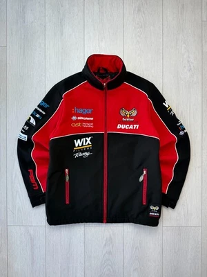 Official PBM Be Wiser Ducati Team Racing Soft Shell Jacket Motorsport Mens S/M - Image 1 of 4