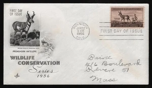 #1078 3c Pronghorn Antelope, Art Craft FDC **ANY 5=FREE SHIPPING** - Picture 1 of 1