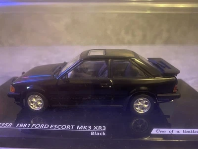 Ford Escort MK3 XR3 1983 Vitesse 1:43 negro edición limitada de 899 24835R Foto 1 de 4