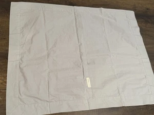 Coyuchi Euro Pillow Sham Cover 100% Organic Cotton Gray Square Bedding Single - Picture 1 of 11