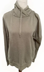 Lovely Long Seed Heritage Oversized Seed Heritage Khaki Hoodie-Comfy-Warm-Sz XS - Picture 1 of 11