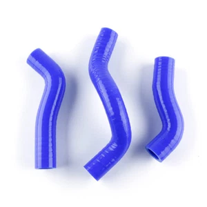2011-2012 KTM 250 Sx-f 250sxf Exc Xcr-w Silicone Radiator Hose Kit Blue - Foto 1 di 11