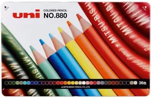 Mitsubishi Pencil Colored Pencil 880 36 Colors K88036CP from Japan - Picture 1 of 9