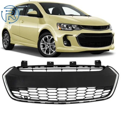 Parrilla de parachoques inferior delantera mate 42497011 apta para Chevrolet Sonic 2017-2020 Foto 1 de 4