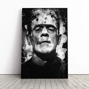 Impresión de arte de pared en lienzo Frankenstein cuadro enmarcado decoración del hogar sala dormitorio - Imagen 1 de 6
